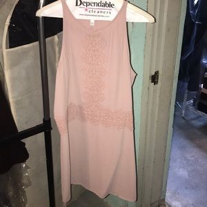 Leith dress with crochet detailing